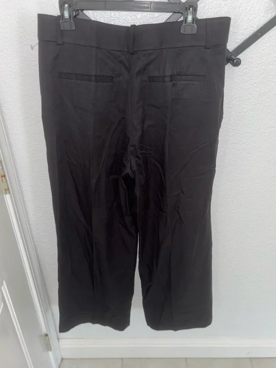 Everlane Wide-Leg Trouser Black Buttersmooth High Rise NWT Size 12 - Picture 9 of 9